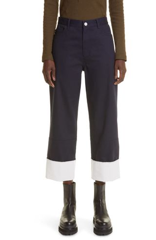 K.ngsley + Diran Cuffed Straight Leg Jeans