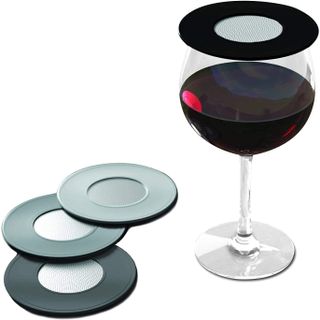 Coverware + Drink Tops Ventilated Silicone Wine Glass Covers
