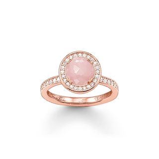 Thomas Sabo + Solitaire Ring Light of Luna Pink