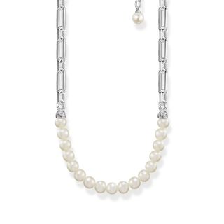 Thomas Sabo + Necklace Links and Pearls Silver