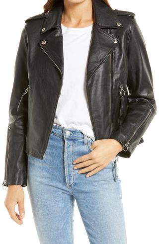 Sam Edelman + Leather Moto Jacket