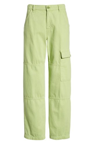 Reformation + Bailey High Waist Organic Cotton Utility Pants