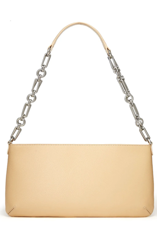 BY FAR + Holly Textured-Leather Shoulder Bag