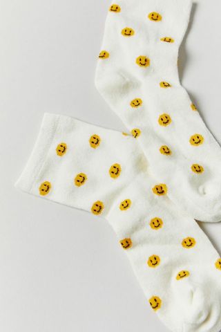 Urban Outfitters + Allover Mini Icon Crew Sock