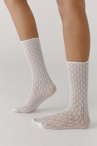 Urban Outfitters + Pointelle Nylon Socks