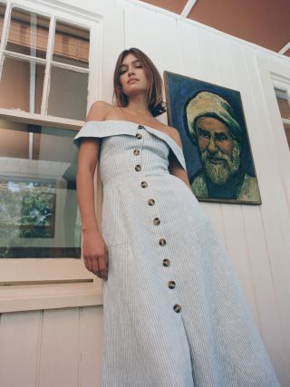 Reformation + Adriel Linen Dress