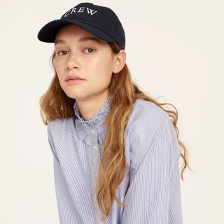 J.Crew + Limited-Edition Crew Baseball Cap in Navy
