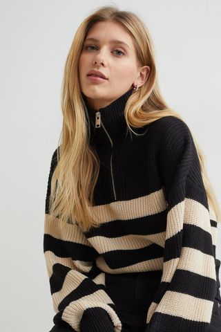 H&M + Half-Zip Sweater