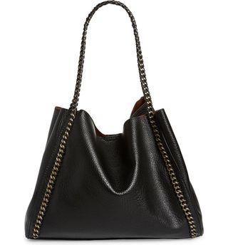Street Level + Faux Leather Tote