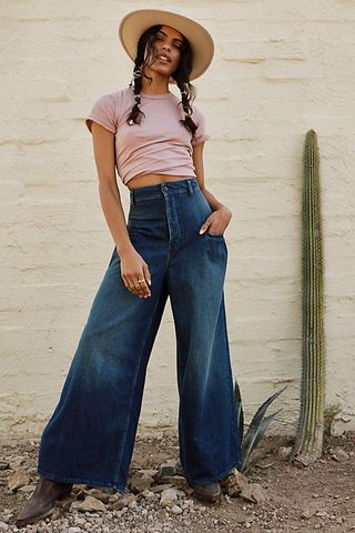 We the Free + Charlie Wide-Leg Jeans