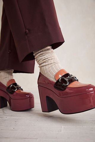 Jeffrey Campbell + Cher Platform Menswear Loafers