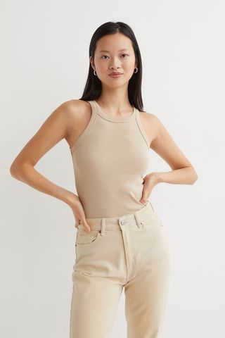 H&M + Ribbed Tank Top