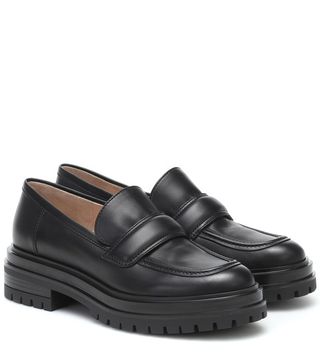 Gianvito Rossi + Leather Loafers
