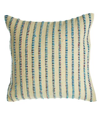 Interiors by Premier + Bosie Indigo Blue Woven Stripe Cushion
