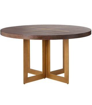 OKA + Apse Round Metal Inlay Dining Table