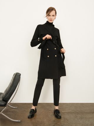 Donna Karan + The Tailored Sweater Trench
