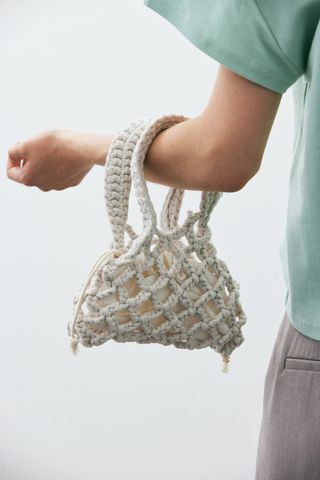 Source Unknown + Crochet Micro Bag