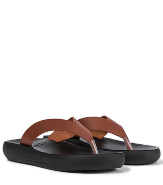 Ancient Greek Sandals + Charys Leather Thong Sandals
