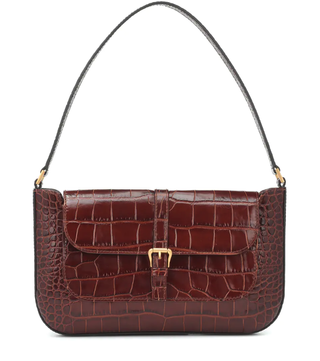 BY FAR + Miranda Leather Shoulder Bag