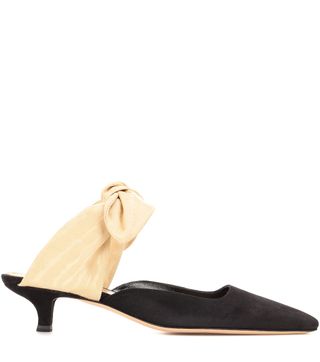 The Row + Coco Suede Mules