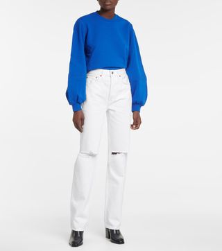 Re/Done + Loose High-Rise Straight Jeans