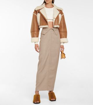 Jacquemus + La Jupe Cerro Virgin Wool Maxi Skirt