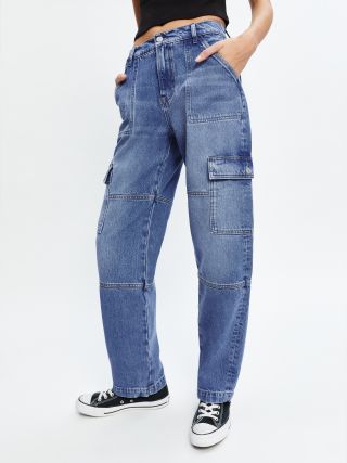 Reformation + McKenna Mid Rise Slouch Cargo Jeans