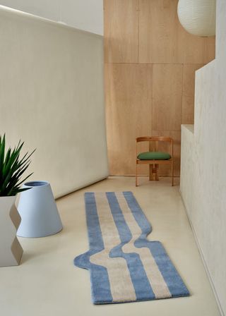 Home Union NYC + Salerno Wool Runner in Azzurro
