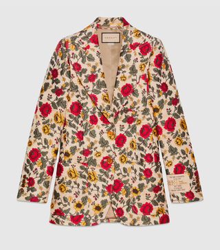 Gucci + 100 Floral Jacquard Jacket