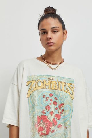 Urban Outfitters + The Zombies Time of the Season T-Shirt Dress