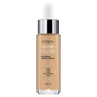 L'Oréal Paris + True Match Nude Plumping Tinted Serum, 1% Hyaluronic Acid