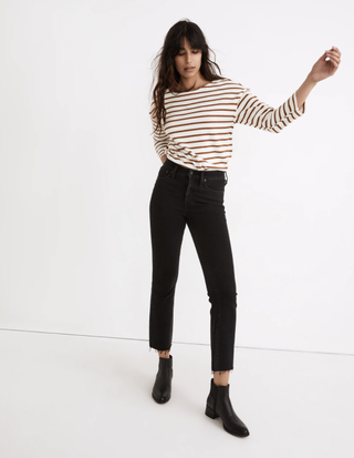 Madewell + Cali Demi-Boot Jeans in Edmunds Wash