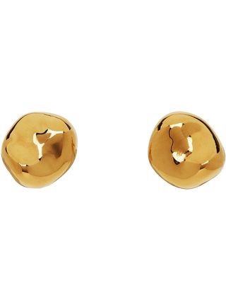 Agmes + Gold Small Gia Stud Earrings