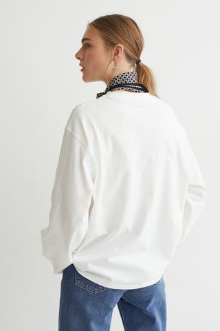 H&M + Long-Sleeved Top