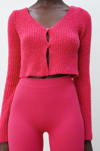 Zara + Chenille Cardigan