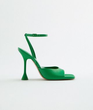 Zara + Slingback Heeled Sandals