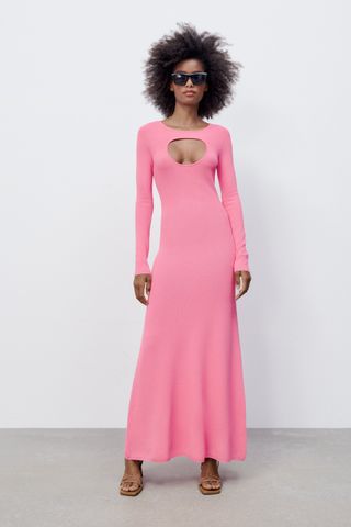 Zara + Cut Out Knit Dress