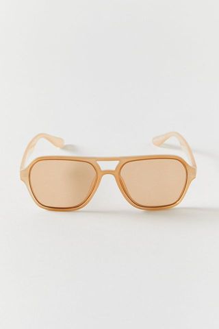 Urban Outfitters + Patrizia Plastic Aviator Sunglasses