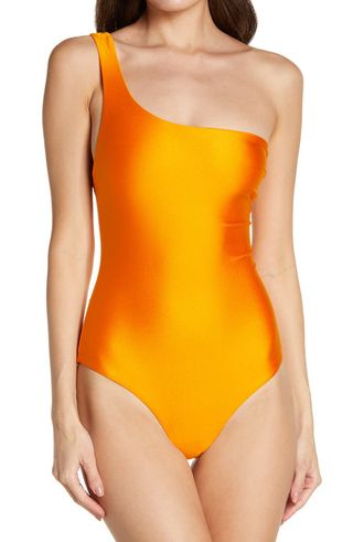 Jade Swim + Apex One-Shoulder One-Piece Swimsuit