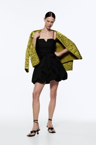 Zara + Voluminous Mini Dress
