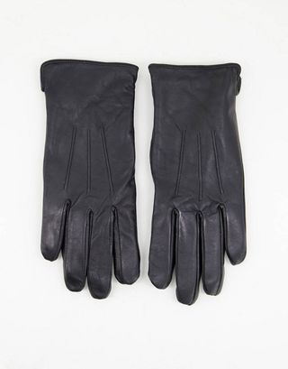 Barneys Originals + Real Leather Gloves