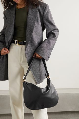 Mansur Gavriel + Swing Leather Shoulder Bag