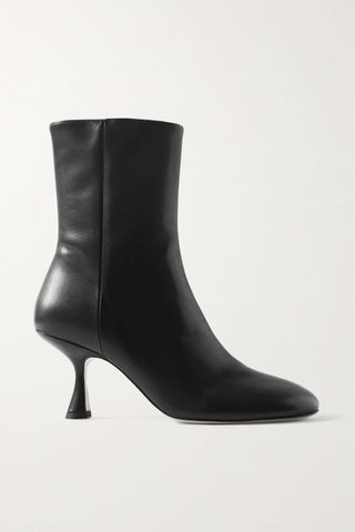 Wandler + Marine Leather Ankle Boots