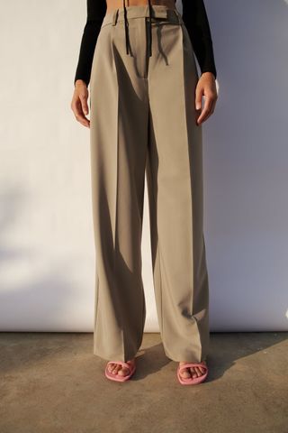 Zara + Wide Leg Trousers