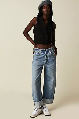 Citizens of Humanity + Ayla Baggy Cropped Jeans