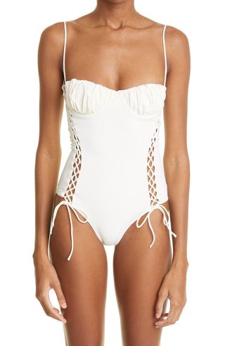 Isa Boulder + Waves One-Piece Swimsuit