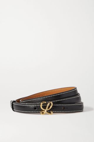 Loewe + L-Buckle Leather Belt