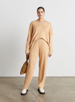 Who What Wear Collection + Millie Deep-V Sweater