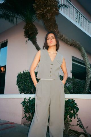 Zara + Tabbed Vest