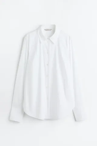 H&M + Cotton-Blend Shirt